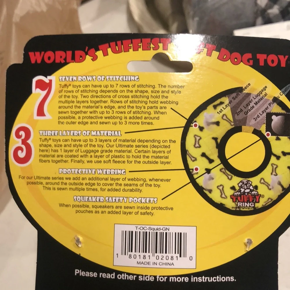 Green Octopus Dog Toy